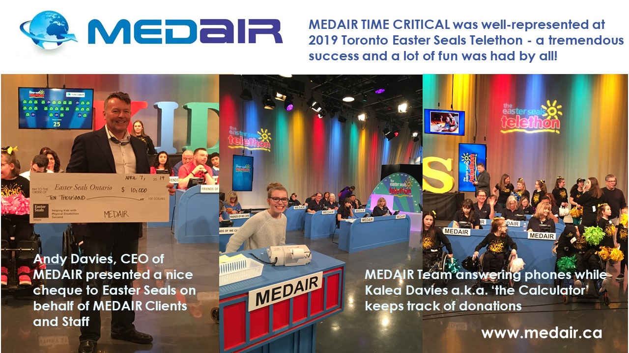 2019 Toronto Easter Seals Telethon Medair Time Critical Express